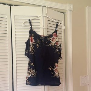 Women’s Cold Shoulder Floral Top